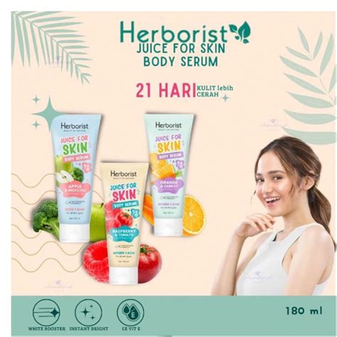 Jual Herborist Juice For Skin Body Serum 180ml Shopee Indonesia