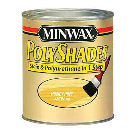 Buy The Minwax 61310 Polyshades Polyurethane Stain Honey Pine Quart