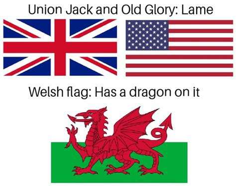 Wales Wins At Flags Meme Guy