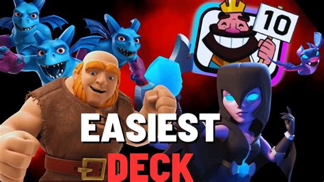 Clash Royale S Easiest Win Condition Combo Youtube