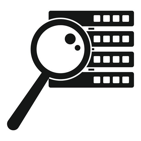 Search server equipment icon, simple style 14528207 Vector Art at Vecteezy