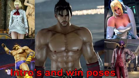 Tekken All Intros Win Poses All Characters Including Eliza