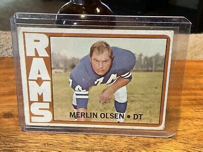 1972 Topps Set Break 181 Merlin Olsen EX EBay