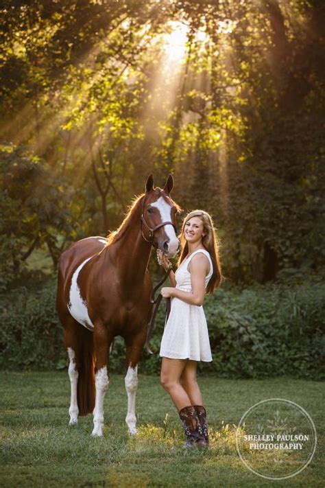 A Popular Outfit For Senior Photos With Your Horse Ivory Dress With