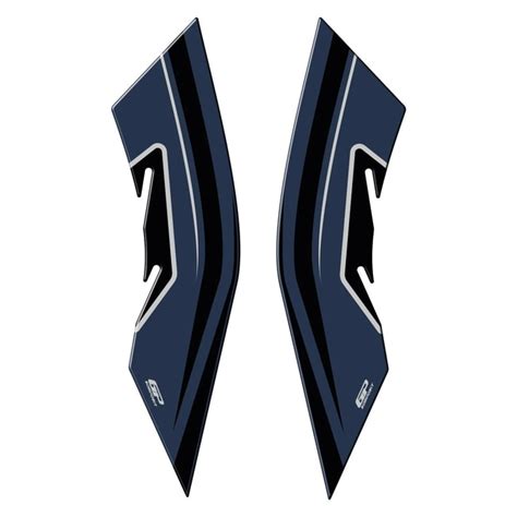 Gpk Side Foot Board D Stickers For Honda Pcx Black Blue