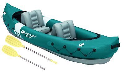 Tahaa Sevylor Kit Person Inflatable Kayak With Split Paddle