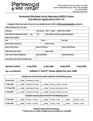 Fillable Online Wee Online Application Form Fax Email Print