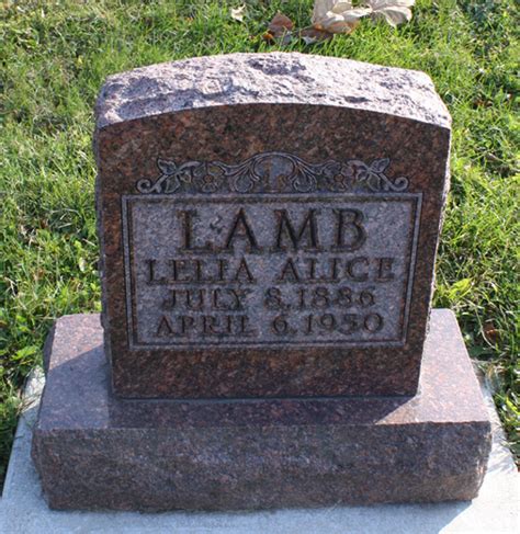 Lelia Alice McGregor Lamb 1886 1950 Homenaje De Find A Grave