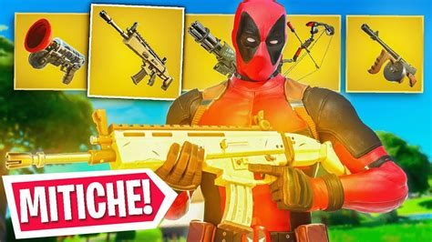 VINCERE SOLO CON Le ARMI MITICHE CHALLENGE Su FORTNITE ITA YouTube