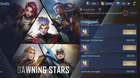 Nd Phase Draw Dawning Stars Mobile Legend Bang Bang Youtube