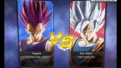 Xenoverse 2 Requested Match PC Vegeta Ultra Ego Super Saiyan Vs