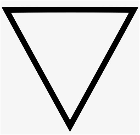 Upside Down Triangle Symbol