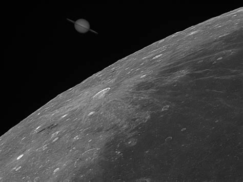 La Conjunción De La Luna Y Saturno Un Espectáculo Celestial Imperdible