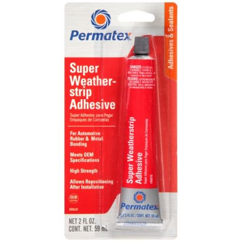 Permatex® Super Weatherstrip Adhesive 2 Fl Oz King Soopers