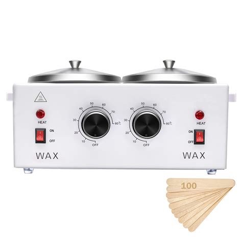 Professional Dual Wax Warmer Heater For Hair Removal Salon Quality Spa Equipment With