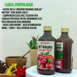 Jual CUKA APEL ORIGINAL Makkata Untuk Wajah Kesehatan Minuman Halal