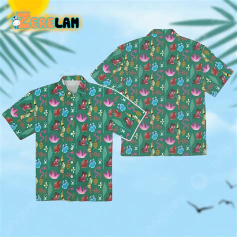 Jungle Cruise Button Up Hawaiian Shirt Zerelam