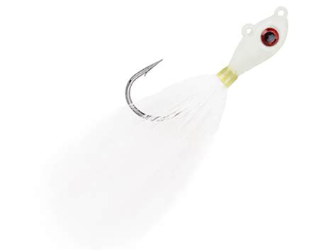 Mustad Saltwater Big Eye Bucktail Jig Color Glow Green Oz More