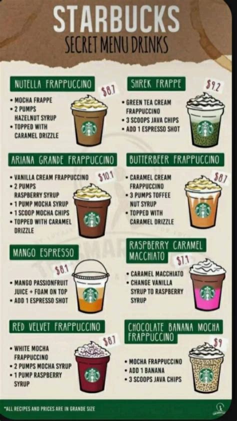 Butterbeer frappuccino starbucks secret menu – Artofit