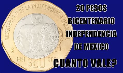 Moneda 20 Pesos Bicentenario Independencia Con Hidalgo Morelos Y