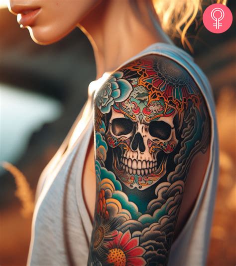 8 Innovative Japanese Skull Tattoo Idea Designs And Meanings