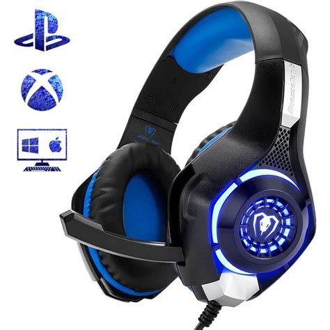 Casque Pro Gaming Avec Microphone Lumineux Pour Pc Mobile Ps4 Ps3 Gm 1 Prix En Algérie