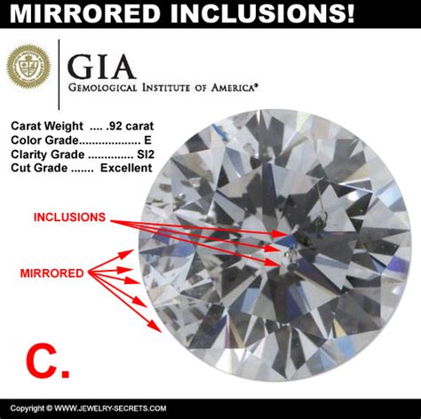 INCLUSIONS REFLECTED IN A DIAMOND – Jewelry Secrets