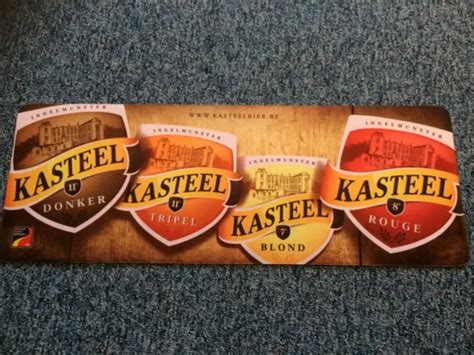 Grand Tapis De Bar Bi Re Beer Kasteel Les Bieres Belge Belgique