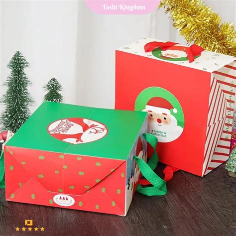 Jual Kotak Kado Natal Gift Box Snack Christmas Kotak Hampers Natal ...