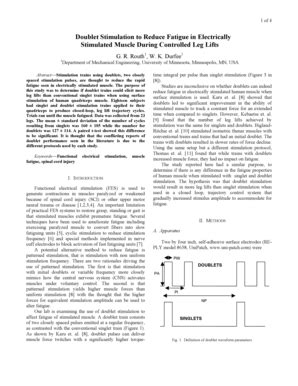 Fillable Online Me Umn Bkeywordsbfunctional Electrical Stimulation