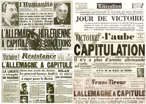 8 mai 1945 8 mai 2015 70 ème Anniversaire de la CAPITULATION SANS