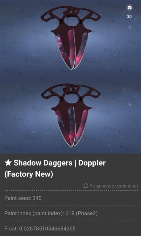 Shadow Daggers Doppler Phase 2 Video Gaming Gaming Accessories In