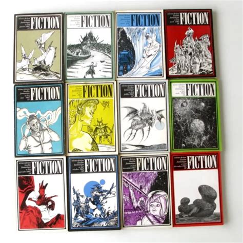 LOT DE 12 revues FICTION année 1967 complète N158 159 160 161 162 163