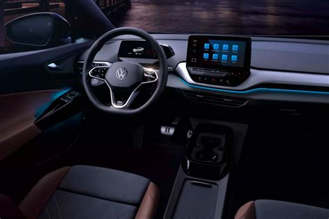 Check out that sleek interior in Volkswagen's ID 4 EV