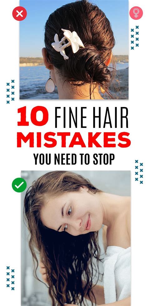 10 Fine Hair Mistakes You Need To Stop Making Artofit