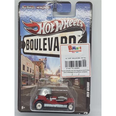 St Pper Hot Wheels Red Baron Raro Vermelho Pneus De Borracha 2012 Lacrado St Pper Shopee Brasil