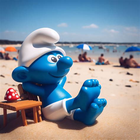 Beach Smurf By Marhaus On Deviantart