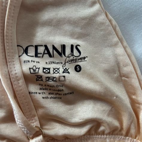 Oceanus Swim Nwt Cinta X Oceanus Nude Triangle Bikini Top Poshmark