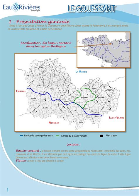 Calaméo Fiche Pédagogique Gouessant Eau Rivières De Bretagne