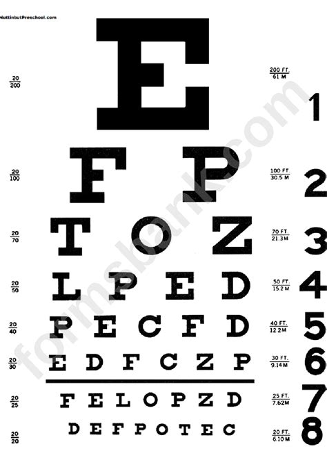 Printable Eye Exam Form - Printable Forms Free Online