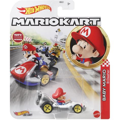 Mattel Hot Wheels Mario Kart Cars Shy Boy With B Dasher GBG GRN Toys Shop Gr