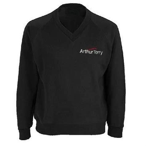 Arthur Terry Knitted Jumper Crested School Wear