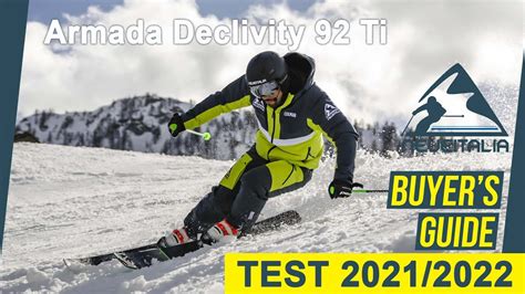 Armada Declivity 92 Ti NeveItalia Ski Test 2021 2022 YouTube