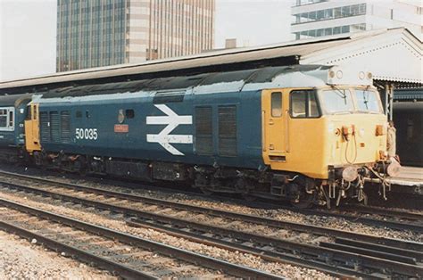 The Siding 50035 Ark Royal At Reading 22 Apr 1982