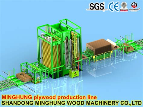 Layers Plywood Hot Press Machine With Automatic Loading And Unloading System SHANDONG
