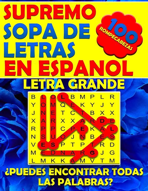 Buy Supremo Sopa De Letras En Espanol Letra Grande Spanish Word Search Books For Adults Large