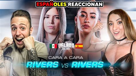 ESPAÑOLES REACCIONAN a RIVERS MEXICANA vs RIVERS ESPAÑOLA en LA