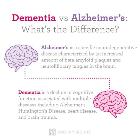 Dementia Vs Alzheimers Whats The Difference Amy Myers MD