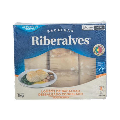 Lombo De Bacalhau Dessalgado Congelado Riberalves Kg