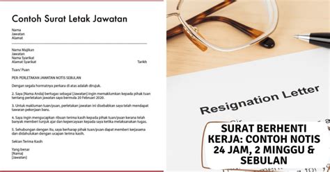 Cara Mudah Tulis Surat Berhenti Kerja Minggu Otosection